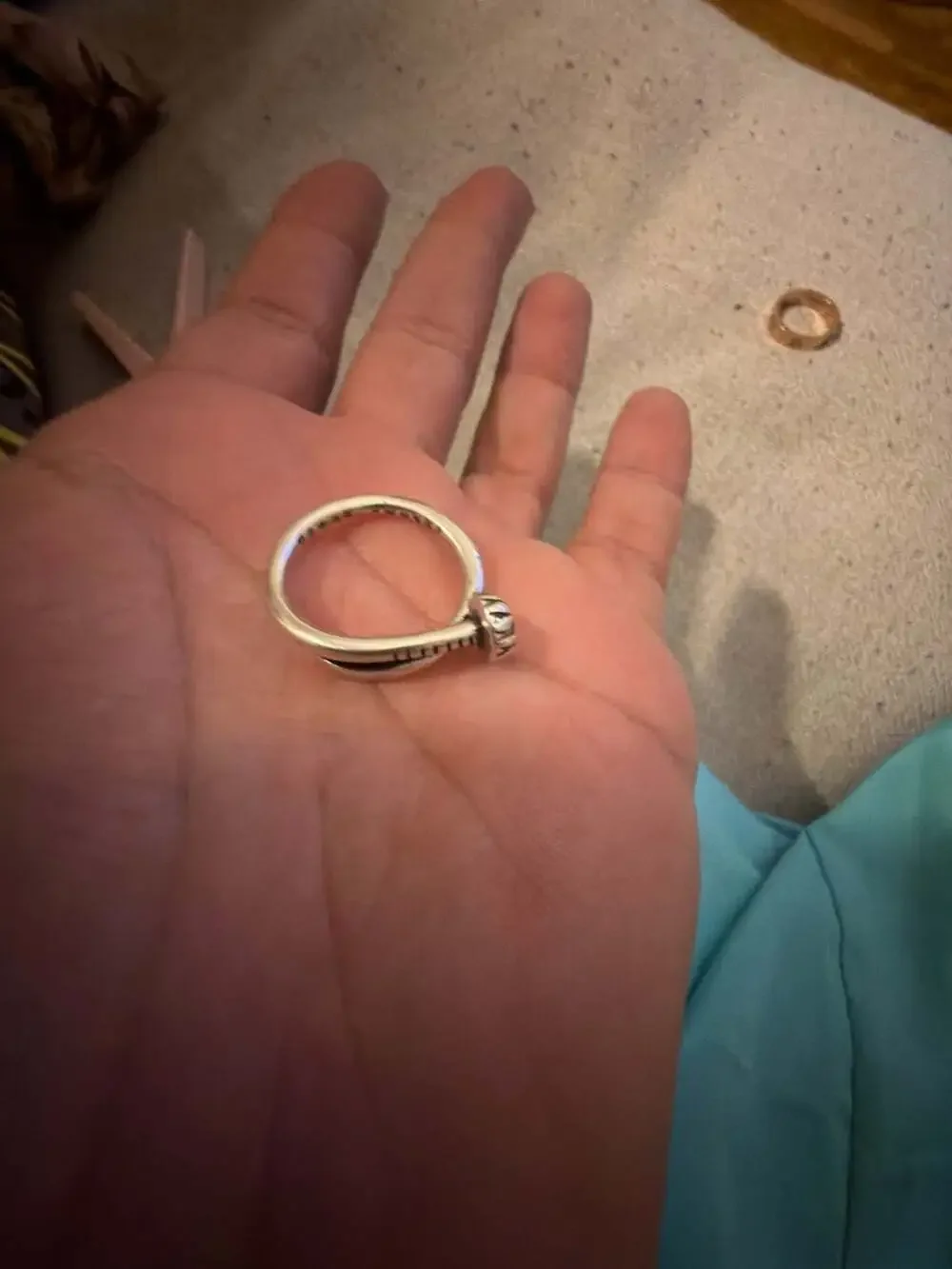 Chrome Hearts Cross Nail Silver Ring